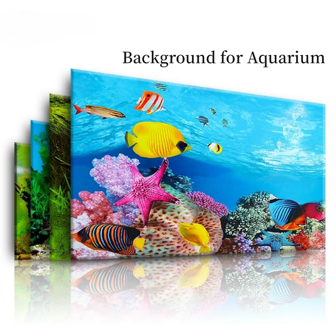 Aquarium Moss - Background Aquarium 3D Sticker Poster Decoration