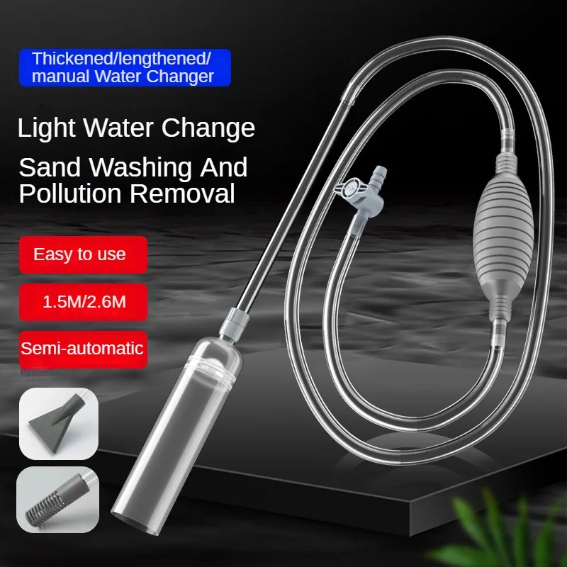 Planted Aquarium Cleaning - Aquarium Siphon Vacuum Cleaner Fish Tank
