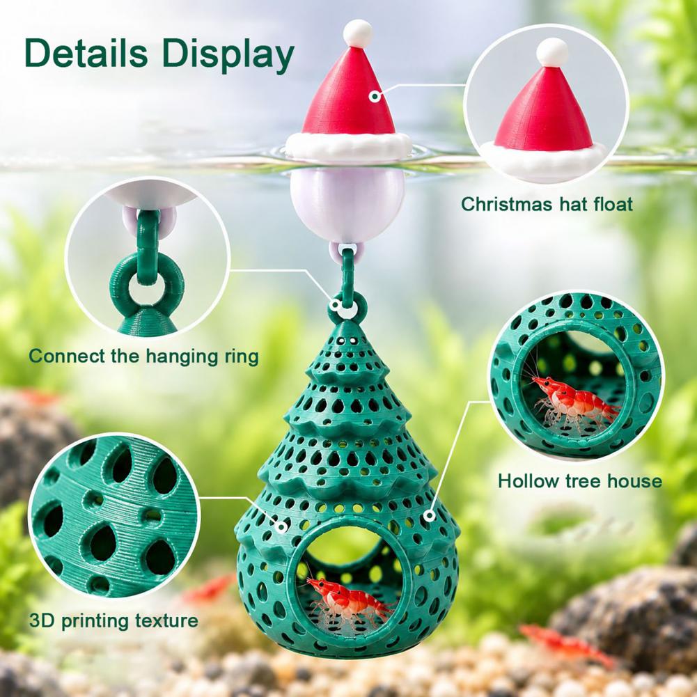 Aquarium Moss - Floating Aquarium Decoration for Fish Suspended