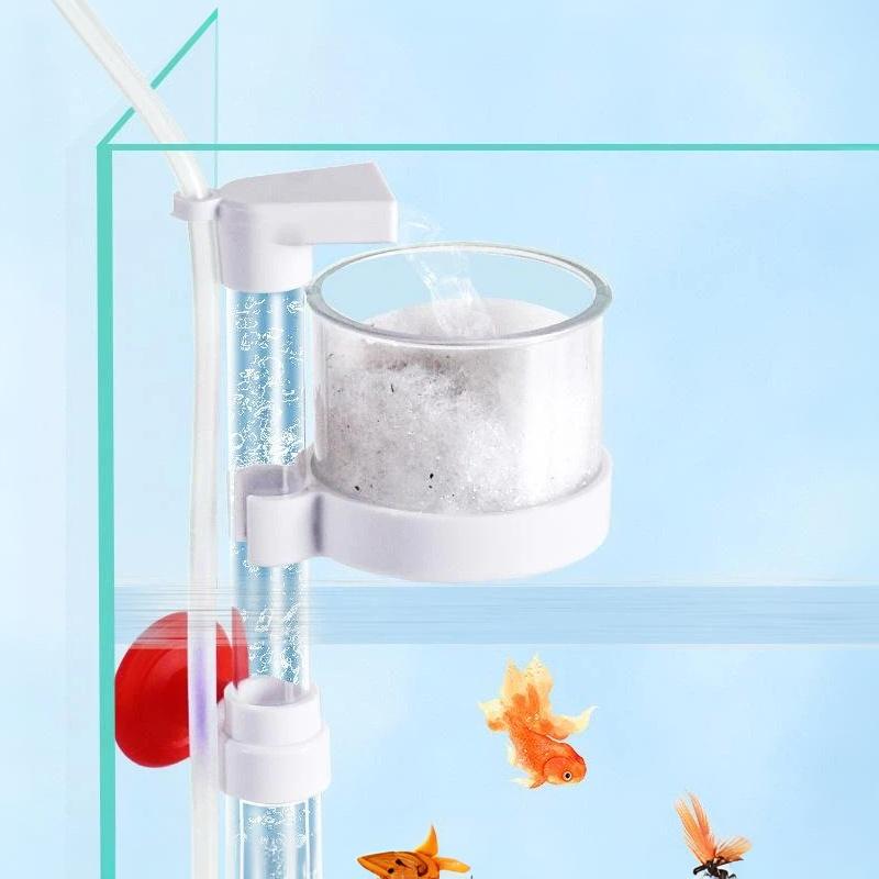 Planted Aquarium Cleaning - #1Set Air Lift Toilet, Fish Tank,