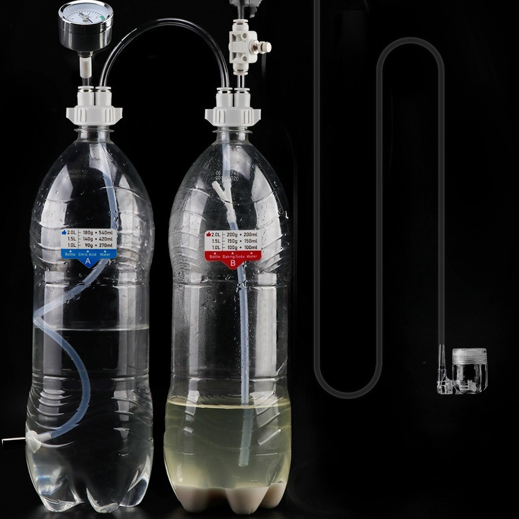 Bộ dụng cụ tự chế máy tạo khí  - đánh giá và giá Aquarium Liquid Carbon