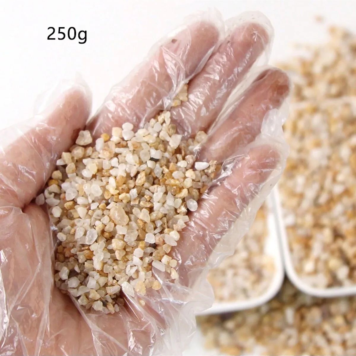 1pc-250g Natural Crystals Grav - đánh giá và giá Plant Aquarium Pot