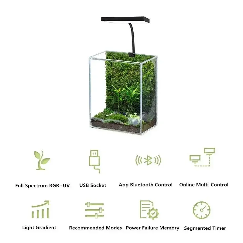 WEEK AQUA Mag Pro USB Nano Aqu - đánh giá và giá Aquarium Plant Light