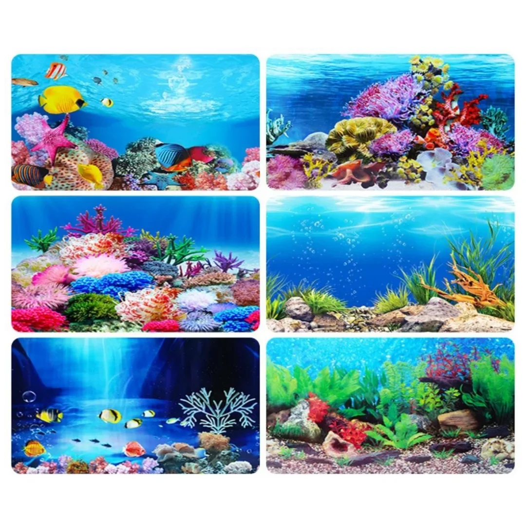 Background Aquarium 3D Sticker - đánh giá và giá Aquarium Moss