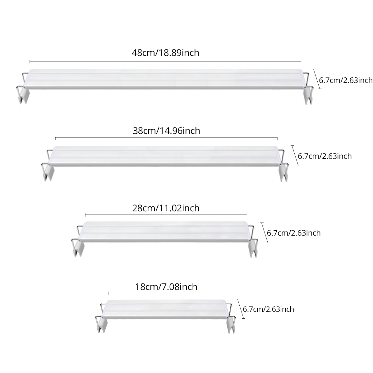 Super Slim LED Aquarium Light  - đánh giá và giá Aquarium Plant Substrate