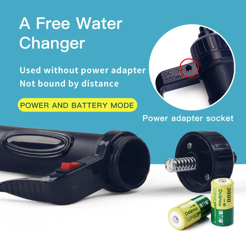 Electric Water Changer Vacuum  - đánh giá và giá Planted Aquarium Cleaning