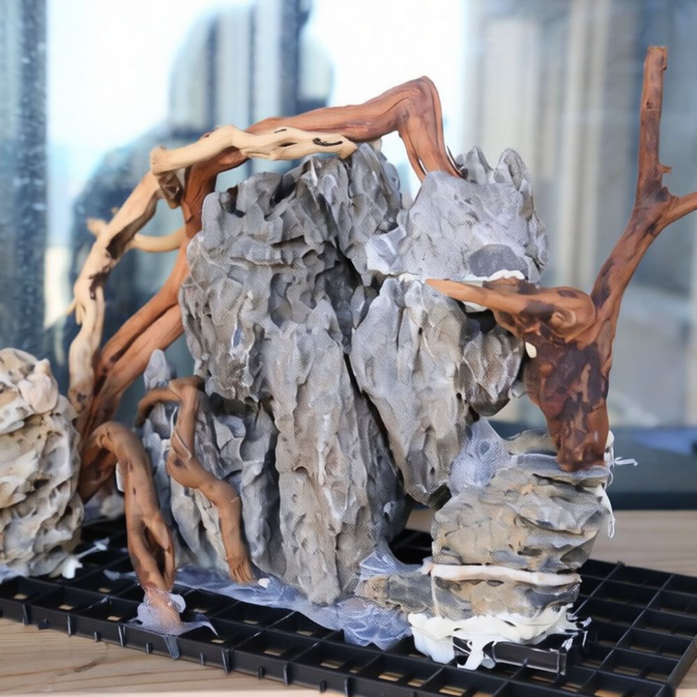 Artificial Driftwood Root Orna - đánh giá và giá Aquarium Moss